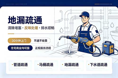 桂平地漏疏通