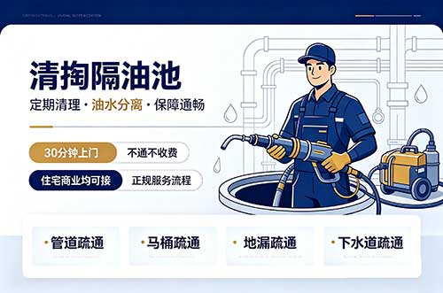 桂平清掏隔油池